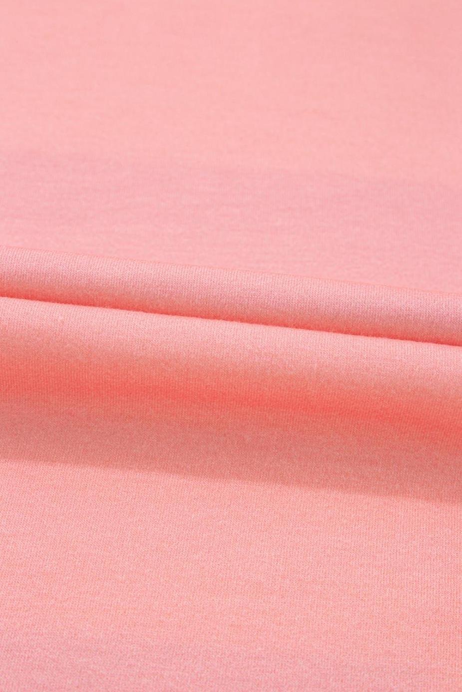 Long Sleeve Tops | Light Blue Colorblock Drop Sleeve Round Neck Top - Women