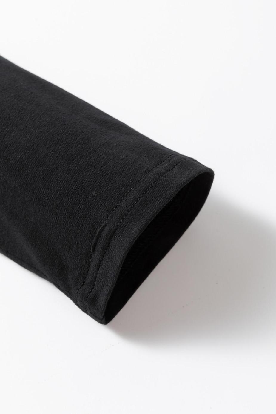 Long Sleeve Tops | White Leopard Colorblock Patchwork Crew Neck Top - Women