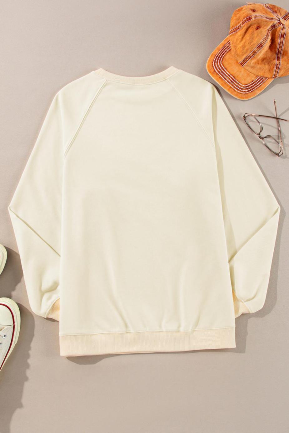 Sweatshirts & Hoodies | Apricot Rainbow Colorblock Pullover Sweatshirt - Women