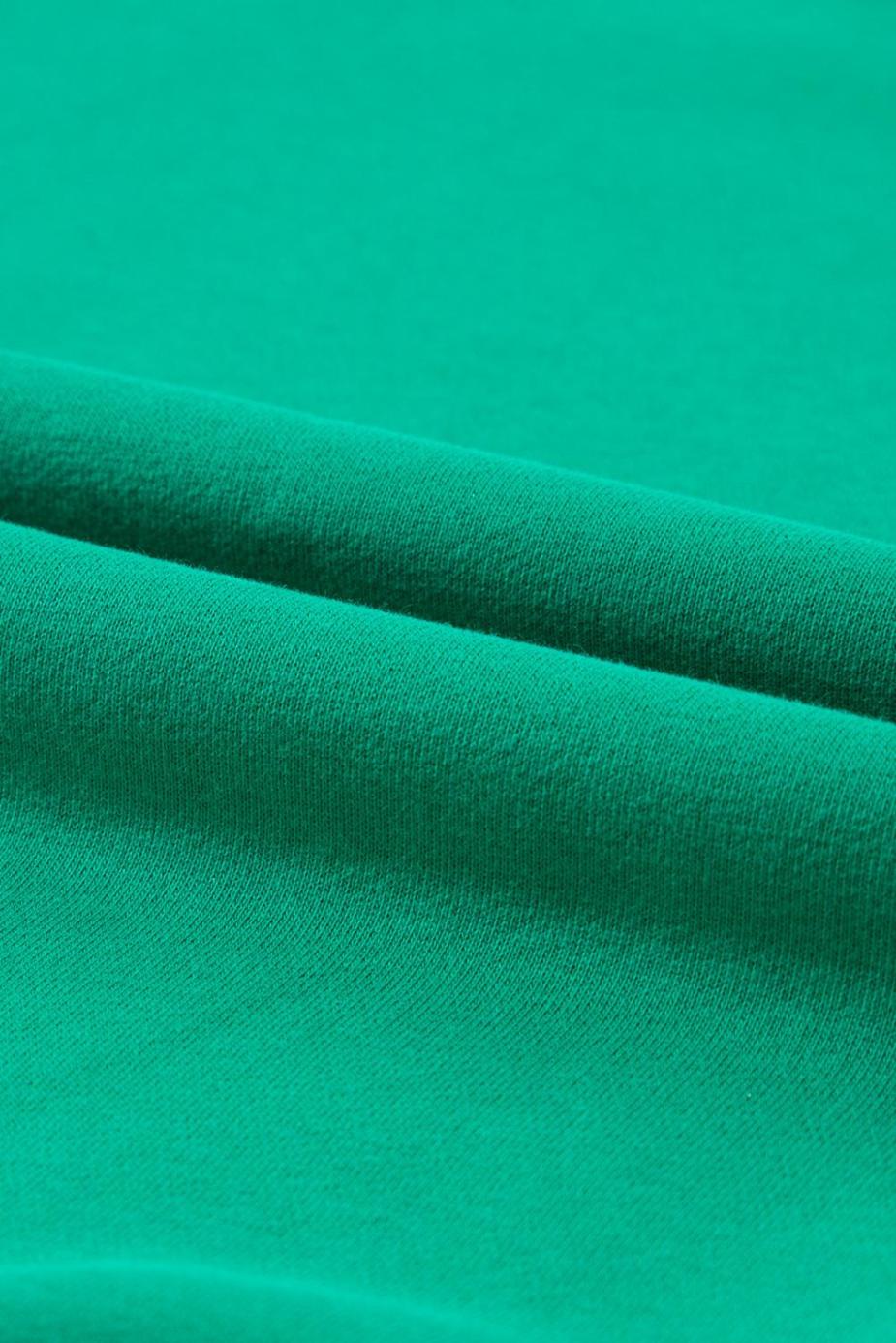 Sweatshirts & Hoodies | Green Merry Print Drop Sleeve Pullover Sweatshirt - Women