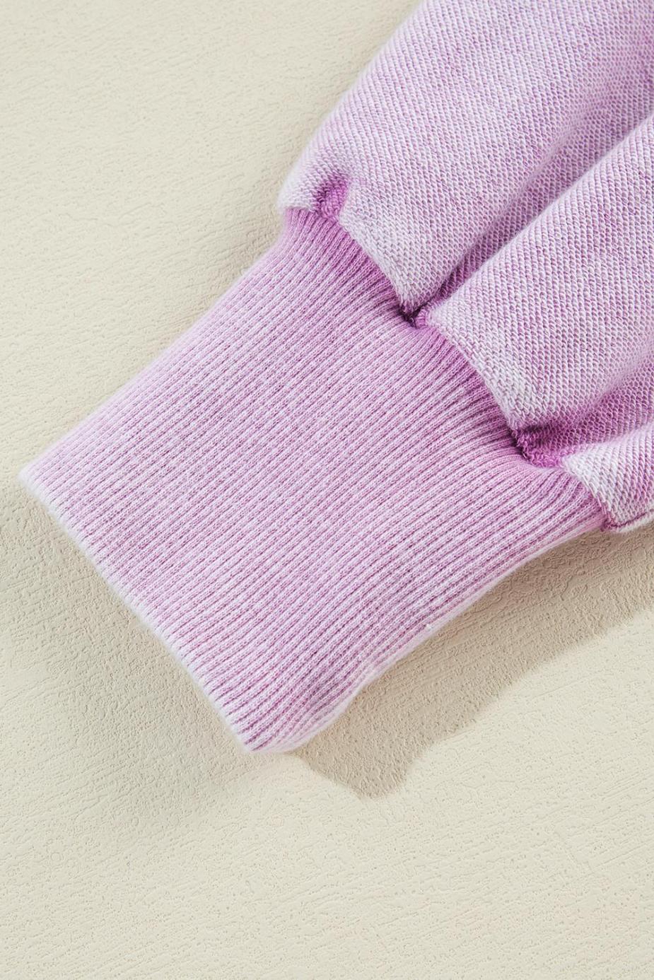 Sweatshirts & Hoodies | Orchid Petal Mineral Wash Drop Shoulder Oversized Sweatshirt - Women