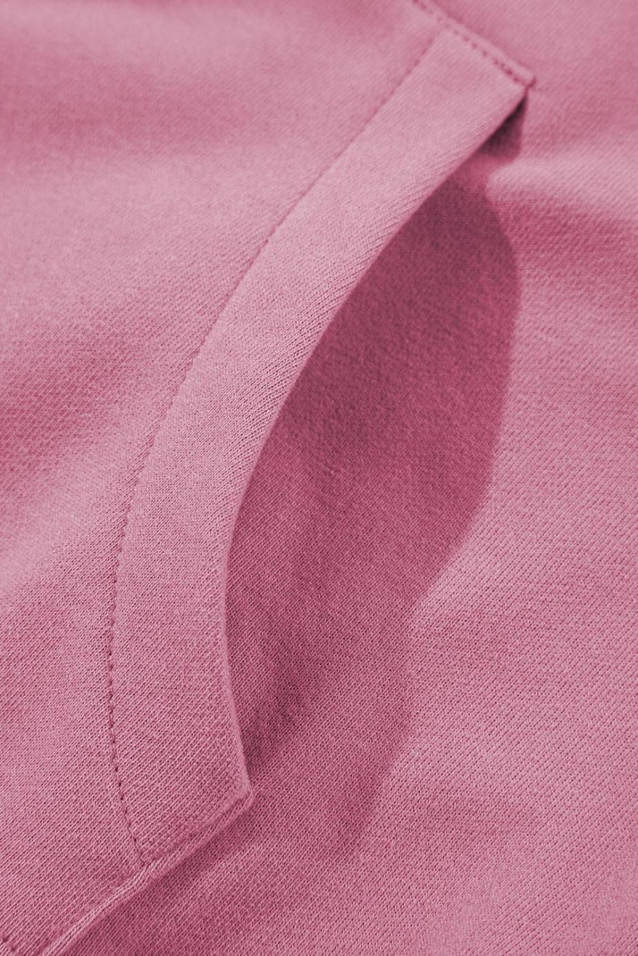 Sweatshirts & Hoodies | Phalaenopsis Zip Up Stand Collar Ribbed Thumbhole Sleeve Sweatshirt - Women