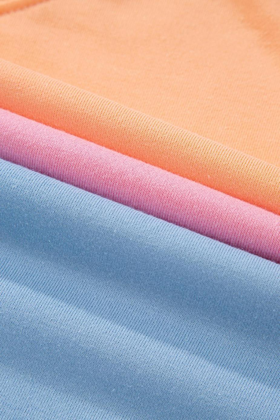 Sweatshirts & Hoodies | Sky Blue Colorblock Drop Shoulder Sweatshirt - Women