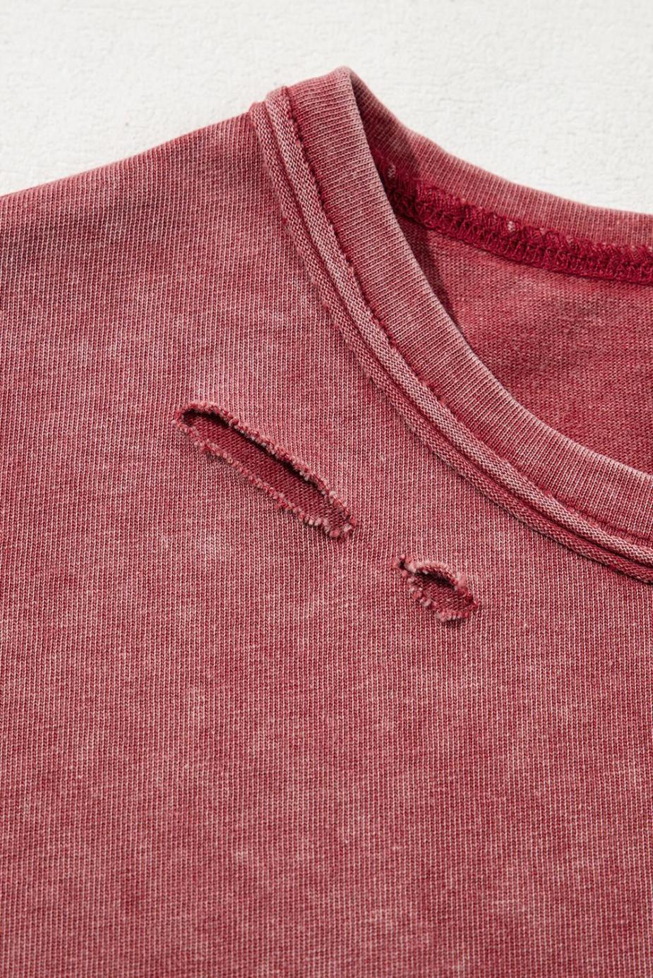 T Shirts | Clay One Shoulder Half Sleeve Oversized Tunic T Shirt - Women