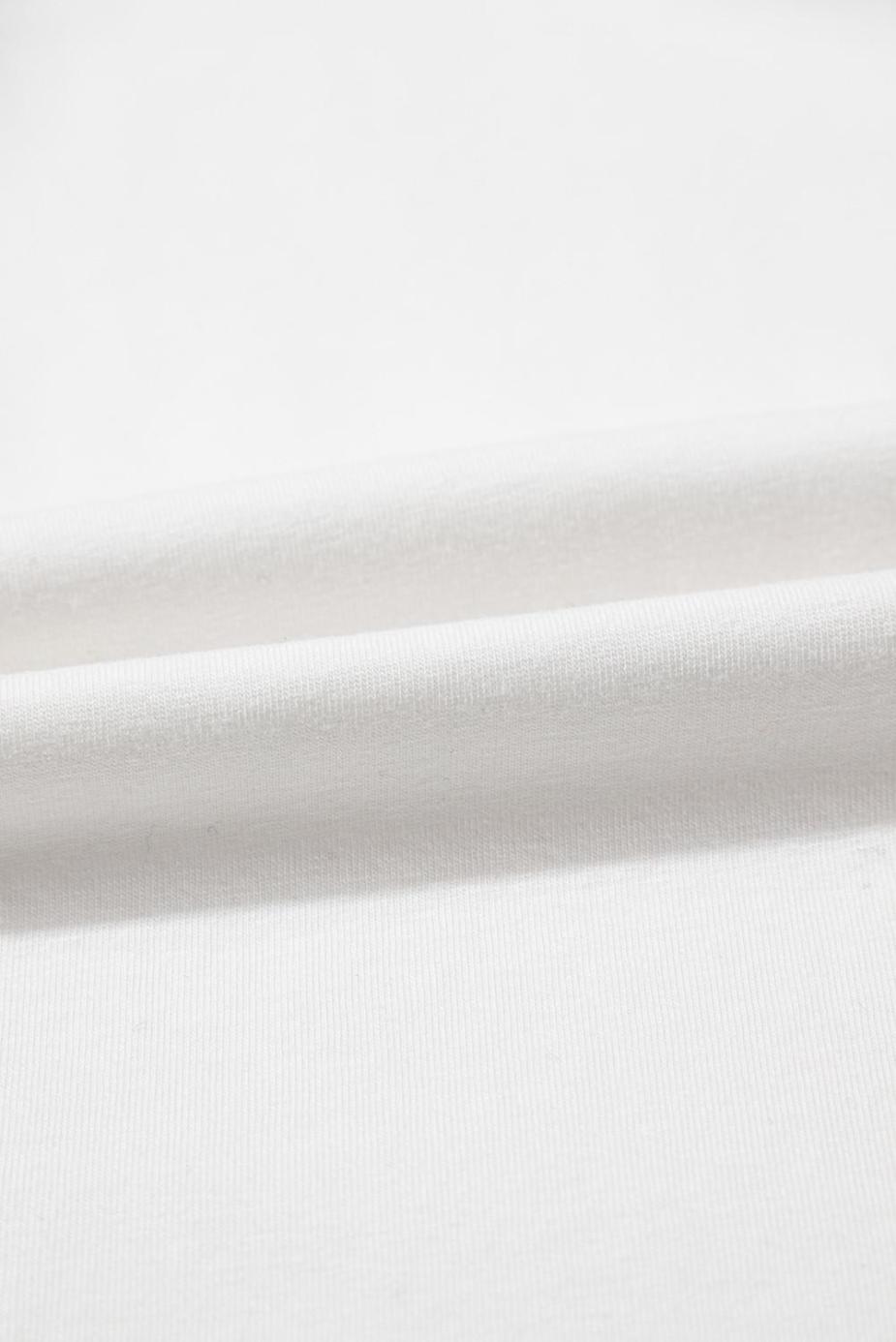 T Shirts | White Party In The Usa Letter Graphic T Shirt - Women